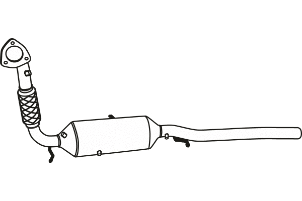 Soot/Particulate Filter, exhaust system (P9875DPF)