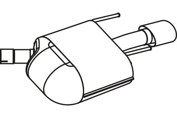 Rear Muffler (P43037)