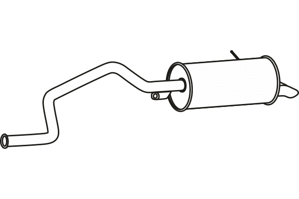 Rear Muffler (P36122)