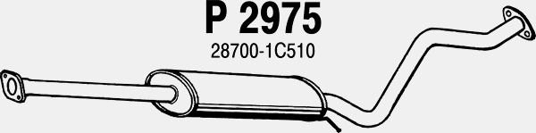 Centre Muffler (P2975)