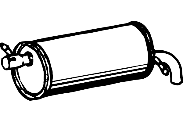 Rear Muffler (P7416)