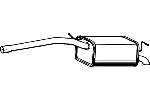 Rear Muffler (P7132)
