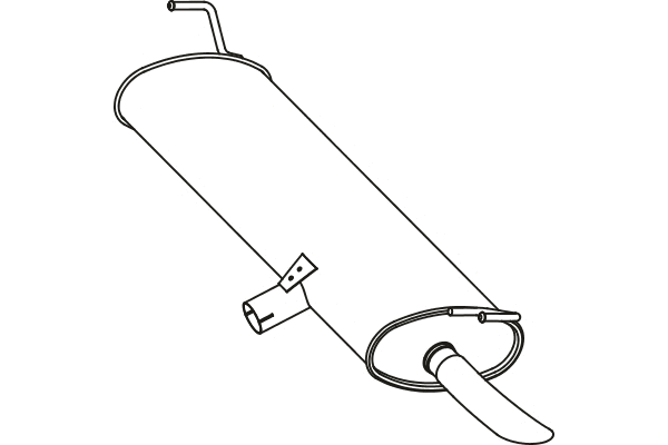 Rear Muffler (P4035)