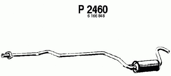 Centre Muffler (P2460)