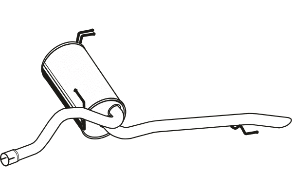 Rear Muffler (P2282)