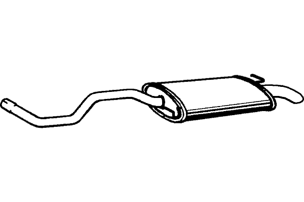 Rear Muffler (P5516)