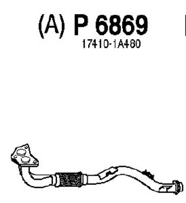 Exhaust Pipe (P6869)