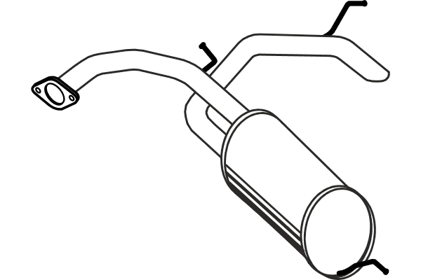 Rear Muffler (P2751)