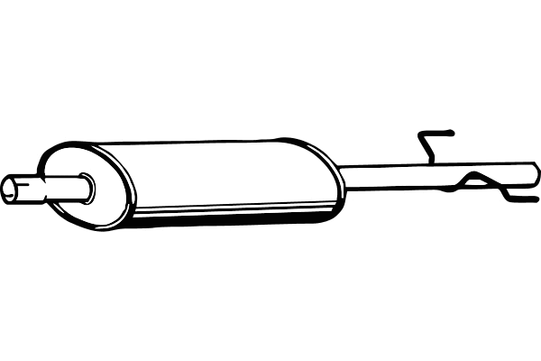 Centre Muffler (P7507)