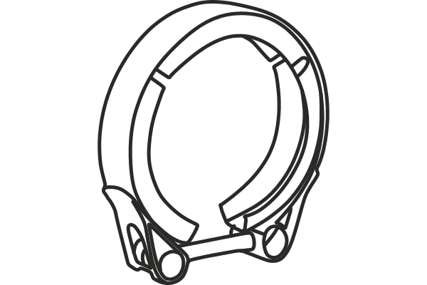 Clamping Piece, exhaust system (X95430)