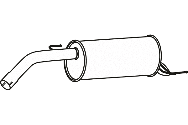 Rear Muffler (P43107)