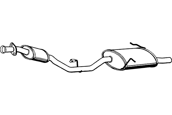 Rear Muffler (P1594)