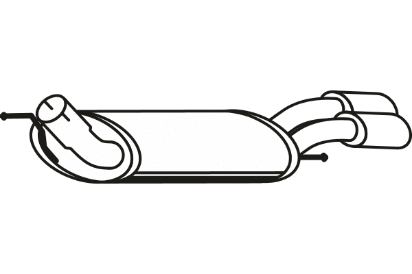 Rear Muffler (P7179)