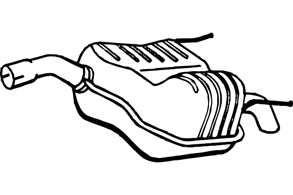 Rear Muffler (P4557)