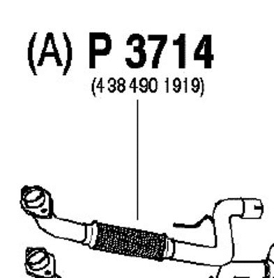 Exhaust Pipe (P3714)