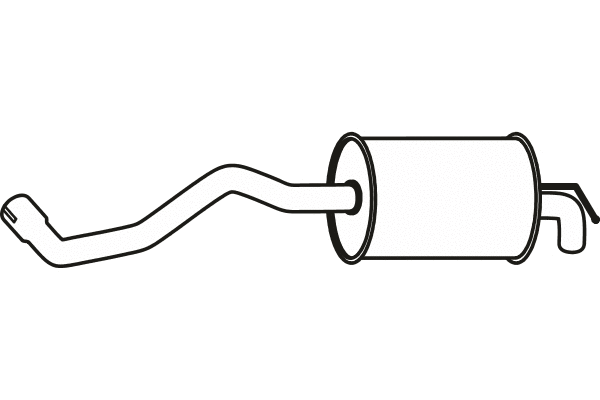 Rear Muffler (P72037)