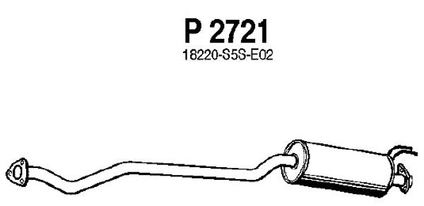Centre Muffler (P2721)