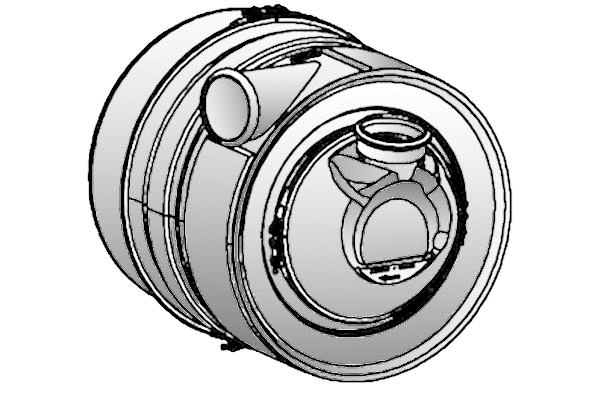 Centre Muffler (T22408)