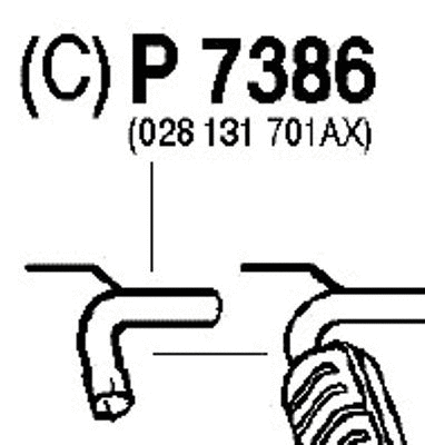 Exhaust Pipe (P7386)