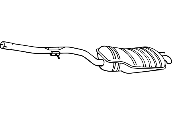 Rear Muffler (P1576)