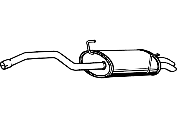 Rear Muffler (P2245)