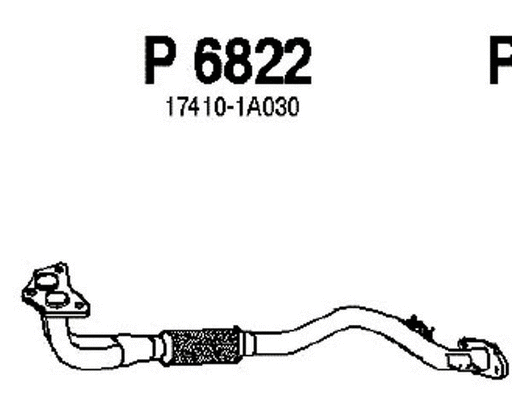Exhaust Pipe (P6822)