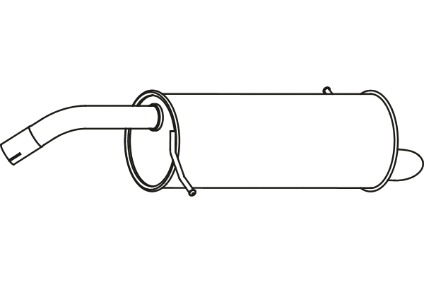 Rear Muffler (P23005)