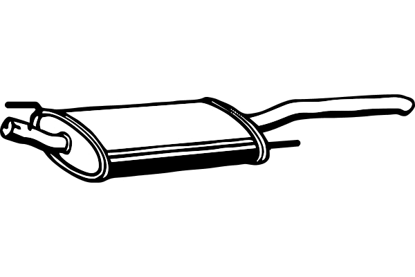 Rear Muffler (P7402)