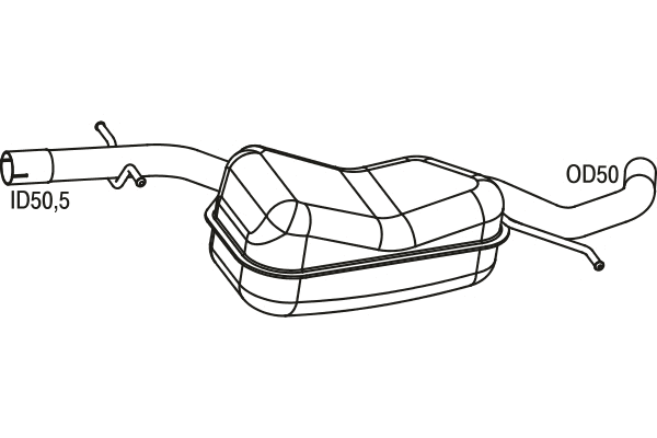 Centre Muffler (P72080)