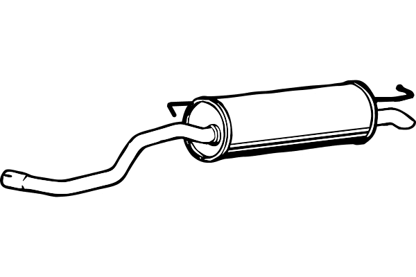 Rear Muffler (P7493)