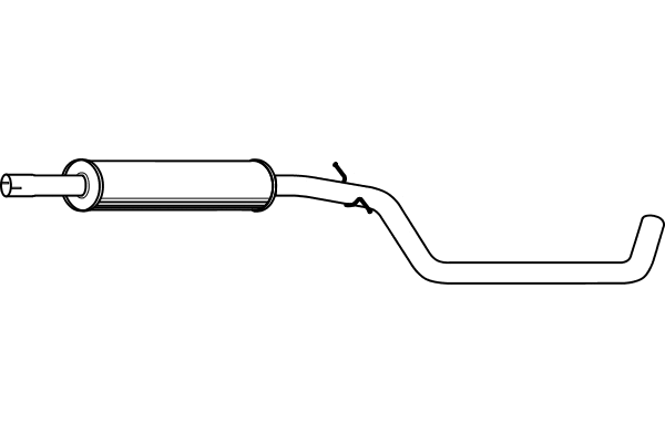 Centre Muffler (P7583)