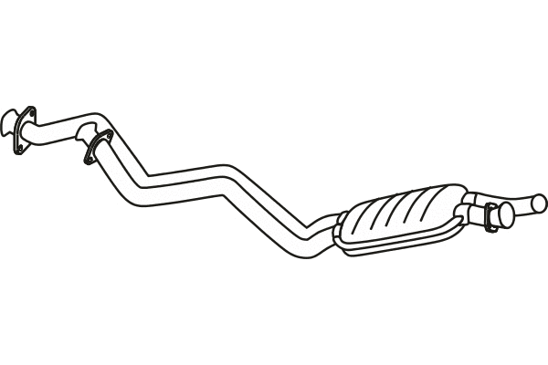 Front Muffler (P3628)