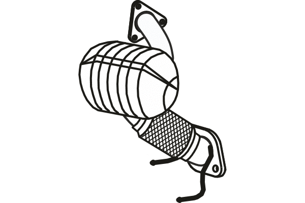 Soot/Particulate Filter, exhaust system (P8852DPF)