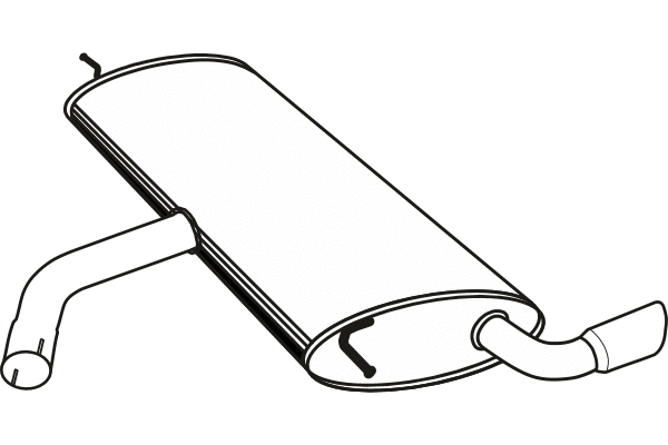 Rear Muffler (P11062)