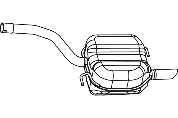 Rear Muffler (P7189)