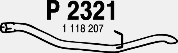 Exhaust Pipe (P2321)