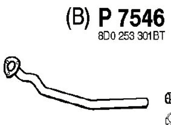 Exhaust Pipe (P7546)
