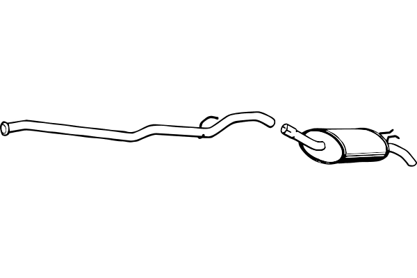 Rear Muffler (P5000)