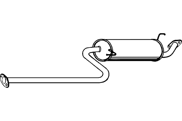 Rear Muffler (P2931)