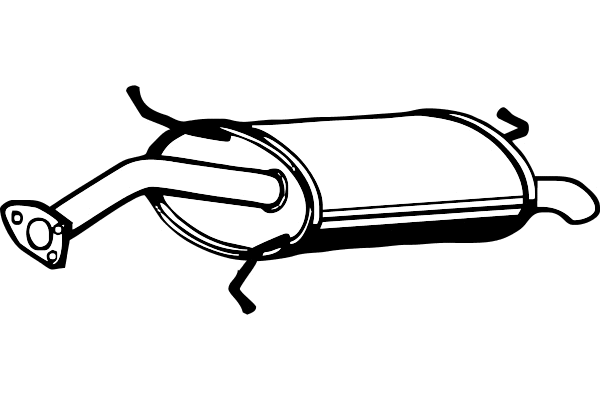 Rear Muffler (P3974)