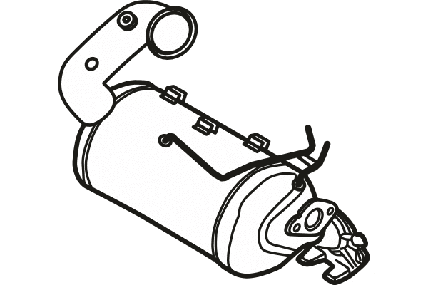 Soot/Particulate Filter, exhaust system (P8838DPF)