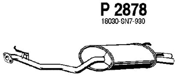 Rear Muffler (P2878)