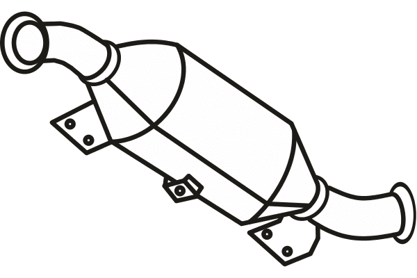 Soot/Particulate Filter, exhaust system (P9951DPF)