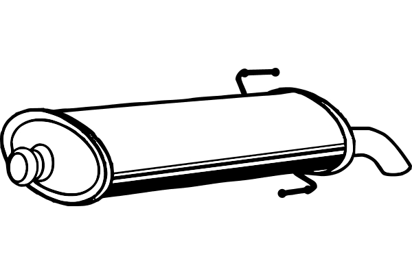 Rear Muffler (P4878)