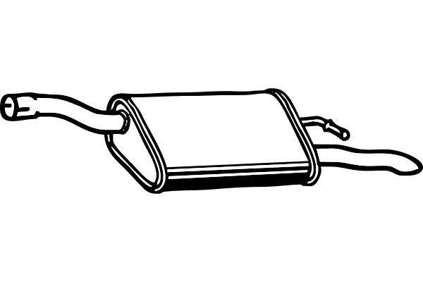 Rear Muffler (P2326)