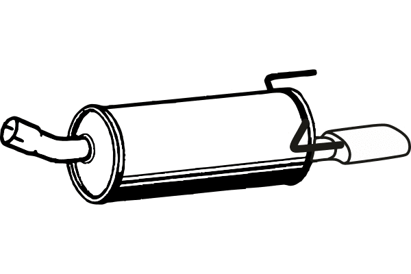 Rear Muffler (P4317)