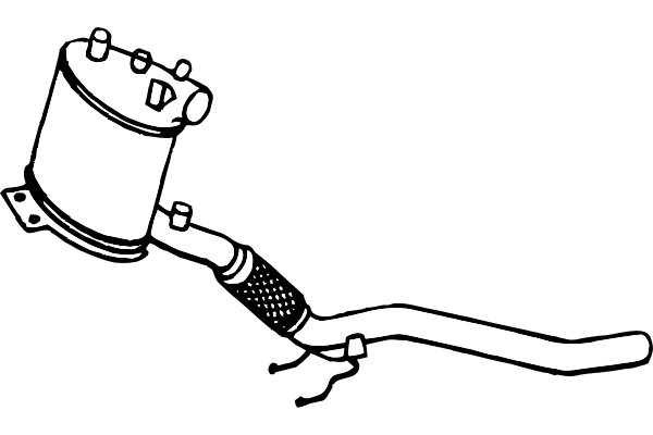 Soot/Particulate Filter, exhaust system (P9990DPF)