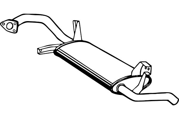 Rear Muffler (P3979)
