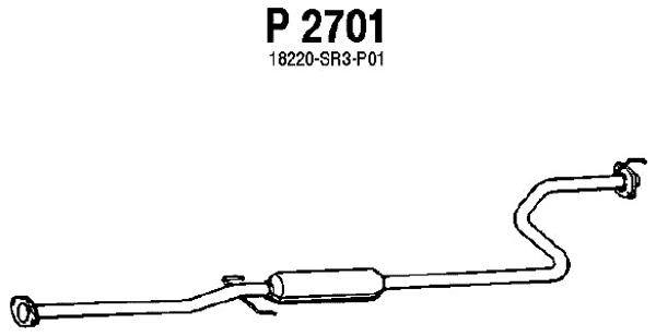Centre Muffler (P2701)