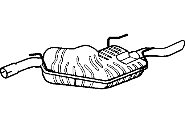 Rear Muffler (P5389)